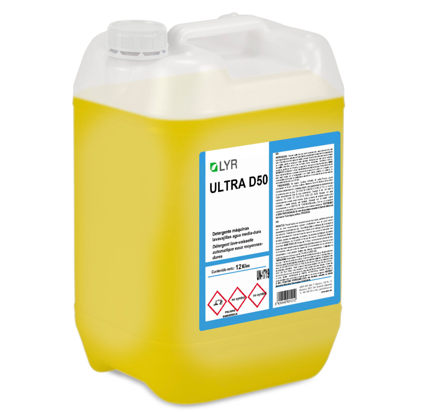 Imagen del producto "LYR UTRA D50 DETERGENTE PARA LAVAVAJILLAS"